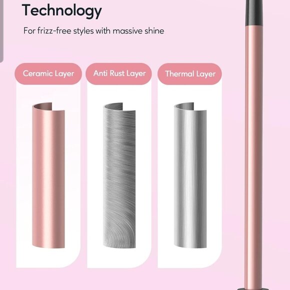 Wavytalk 3/8 Inch Small Curling Iron Wand - Picture 3 of 4